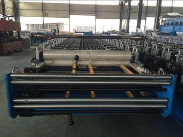 5T Roof Panel Double Layer Roll Forming Machine 0.3-0.8mm 18 Stations