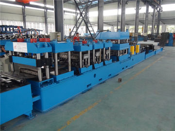 Hydraulic Deoiler Highway Guard rail Roll Forming Machine 10Tons 20 Stations