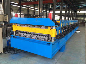 IBR Roof Sheeting Double Layer Roll Forming Machine 0.4mm - 0.8mm Q230-550