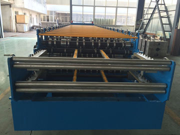 IBR Roof Sheeting Double Layer Roll Forming Machine 0.4mm - 0.8mm Q230-550