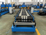 Post Cutting Standing Seam Roll Forming Machine 15 Stations With Rib Rollers