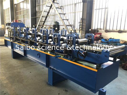 Automatically Ridge Cap Roll Forming Equipment 4kw Drive By Chain 2 - 4m/Min