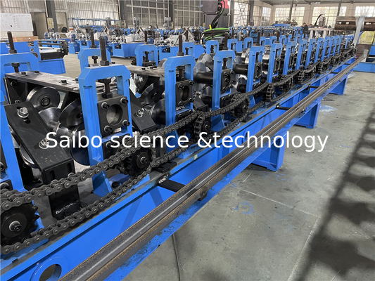 Double Rows Roll Forming Machine 15m / Min Productivity Drive By Chain