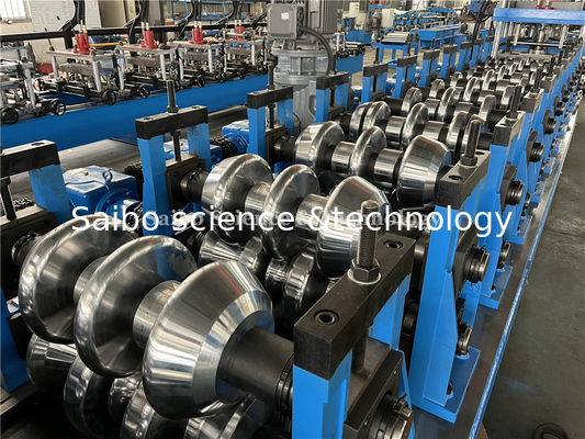 2 & 3 Waves Guardrail Roll Forming Machine 3.0mm Drive By Gear Box High Afficiency