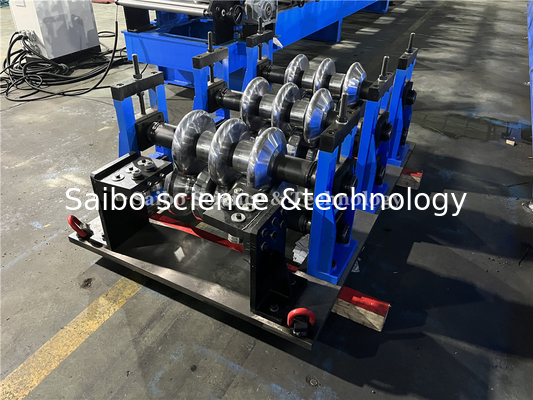 2 & 3 Waves Guardrail Roll Forming Machine 3.0mm Drive By Gear Box High Afficiency