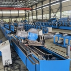 P Type Tube Welding Roll Forming Machine With Fly Saw Track Cutting