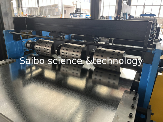 10-15m/min Forming Speed Floor Deck Roll Forming Machine Customized With 1 Station Embossing