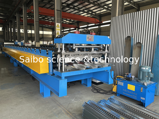 High Strength Customized Floor Deck Roll Forming Machine With 28 Stations