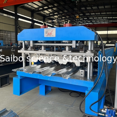 High Strength Customized Floor Deck Roll Forming Machine With 28 Stations