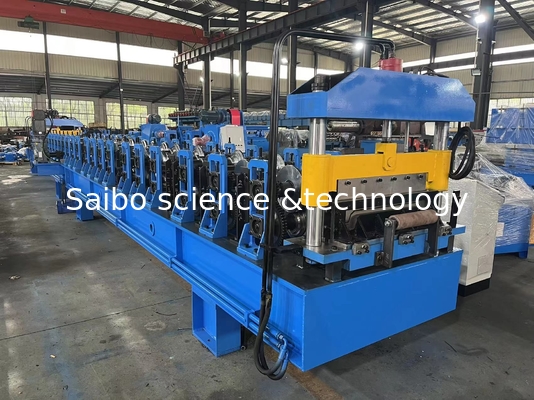 5T Hydraulic Decoiler Standing Seam Roll Forming Machine With Punching System