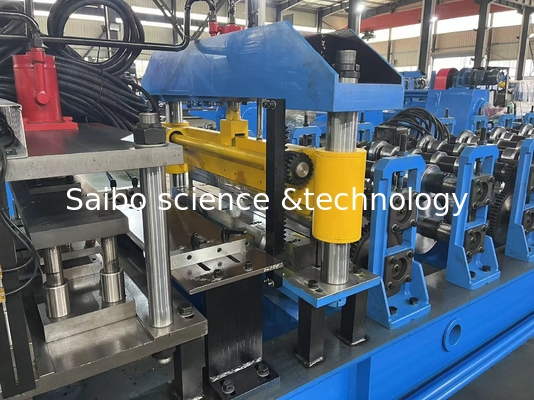 5T Hydraulic Decoiler Standing Seam Roll Forming Machine With Punching System