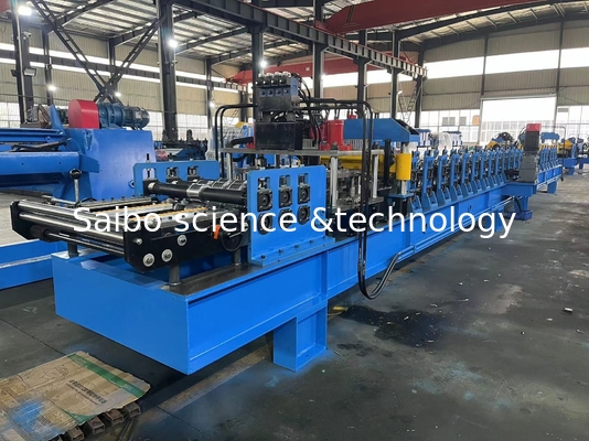 5T Hydraulic Decoiler Standing Seam Roll Forming Machine With Punching System