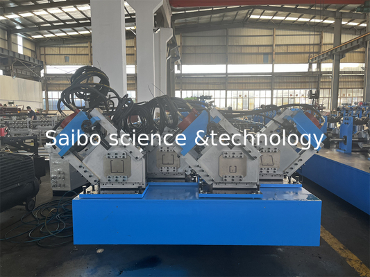 Four Rows Ceiling Roll Forming Machine With 5.5kw Hydraulic Motor GCR15 Rollers