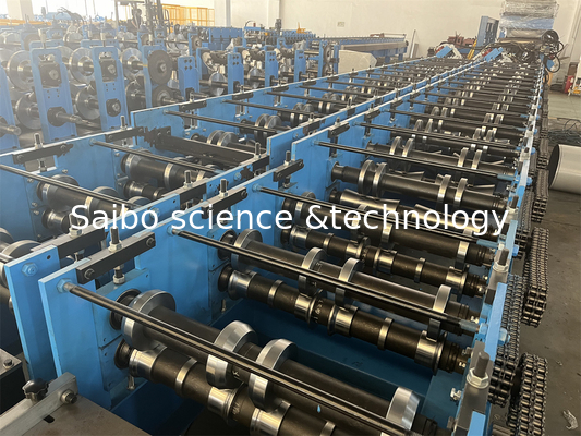 Four Rows Ceiling Roll Forming Machine With 5.5kw Hydraulic Motor GCR15 Rollers