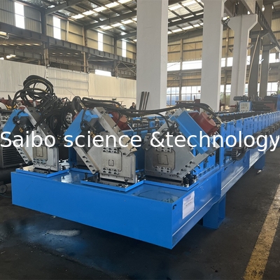 Four Rows Ceiling Roll Forming Machine With 5.5kw Hydraulic Motor GCR15 Rollers