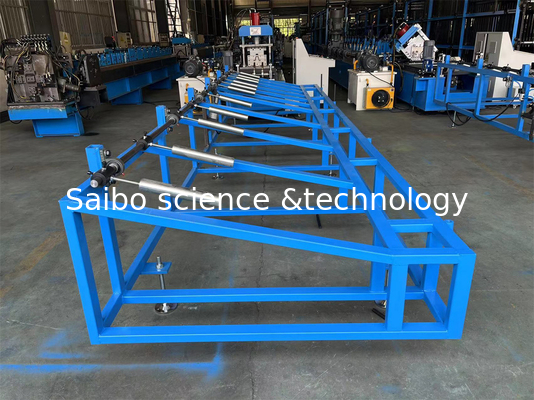 High Efficiency Solar Hat Roll Forming Machine With 10 Stations In Line Punching Machine