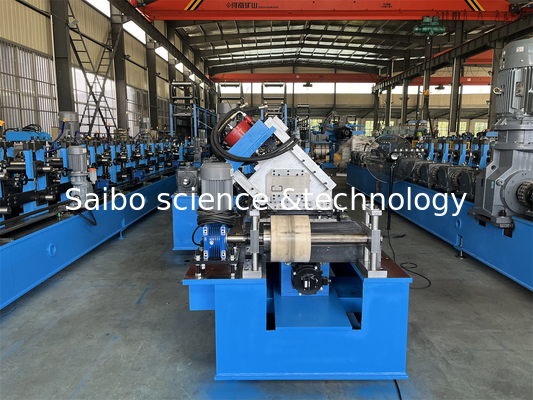 5T Hydraulic Decoiler Solar C Purlin Roll Forming Machine With 10 Stations Punching