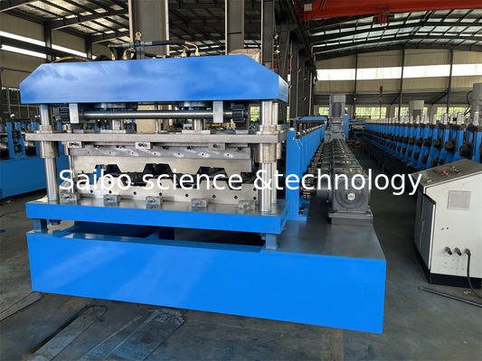 10T Hydraulic Decoiler Metal Deck Flooring Roll Forming Machine