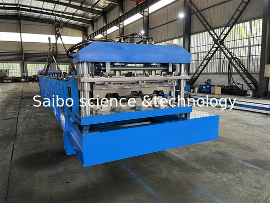 Hydraulic Pre Cutting Floor Deck Roll Forming Machine Fully Customized