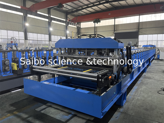 Hydraulic Pre Cutting Floor Deck Roll Forming Machine Fully Customized