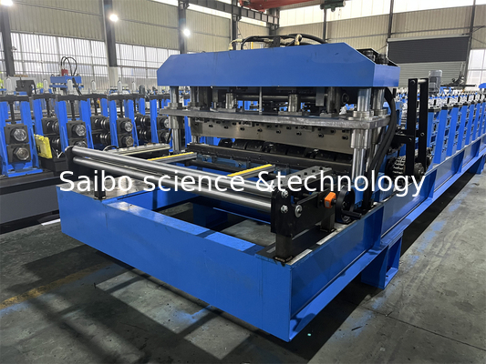 Hydraulic Pre Cutting Floor Deck Roll Forming Machine Fully Customized