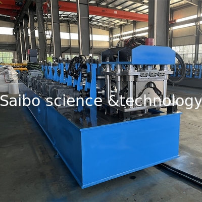 High Speed Automatically Metal Roof Ridge Cap Roll Forming Machine With 3T Hydraulic Decoiler
