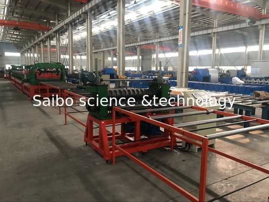 Drain Culvert Corrugated Steel Silo Roll Forming Machine With Arch Curving Device