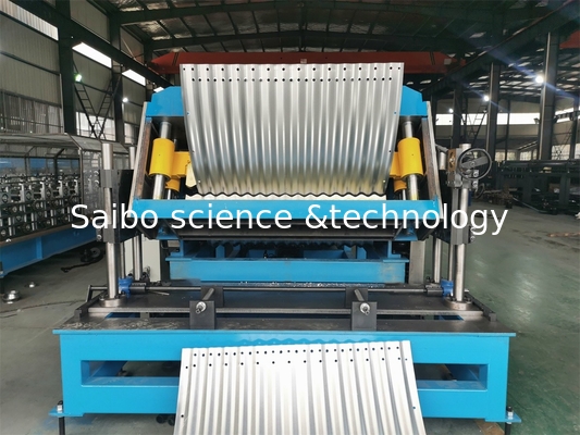 Drain Culvert Corrugated Steel Silo Roll Forming Machine With Arch Curving Device