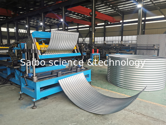 Corrugated Steel Grain Care Silo Machine Storage Rack Frame Roll Forming Machine