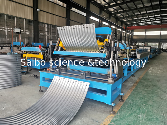 Steel Grain Care Silo Machine Storage Rack Frame Roll Forming Machine With Arch Machine