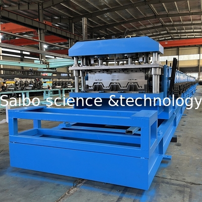 7.5kw Hydraulic Power Floor Deck Roll Forming Machine 10-15m/min Speed