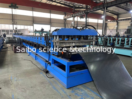 Customized Design Floor Deck Roll Forming Machine With Chain Drive System And 30kw X2 Motors