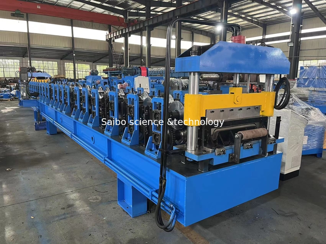 5T Hydraulic Decoiler Standing Seam Roll Forming Machine With Punching System