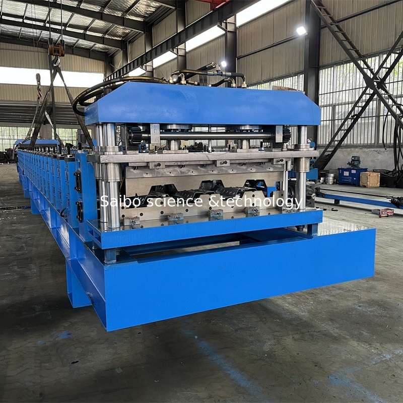 10T Hydraulic Decoiler Metal Deck Flooring Roll Forming Machine