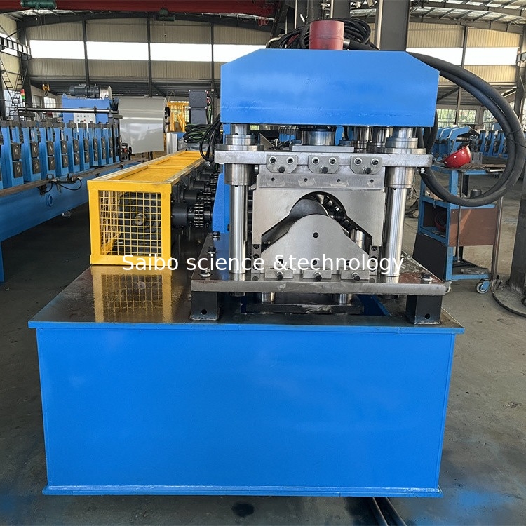 7.5kw Servo Drive  6m/Min Ridge Cap Roll Forming Machine