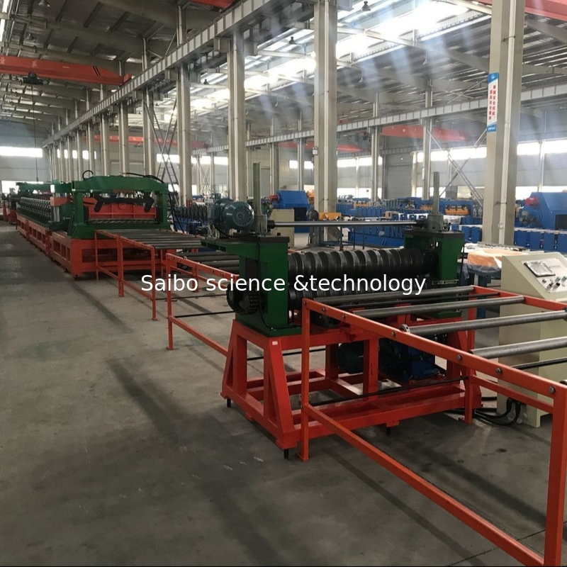 4mm Drain Culvert Corrugated Steel Silo Making Roll Forming Machine With Arch Curving Device