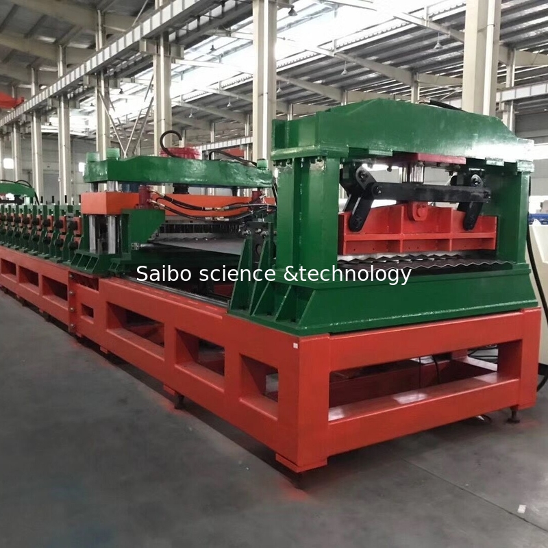 Drain Culvert Corrugated Steel Silo Roll Forming Machine With Arch Curving Device