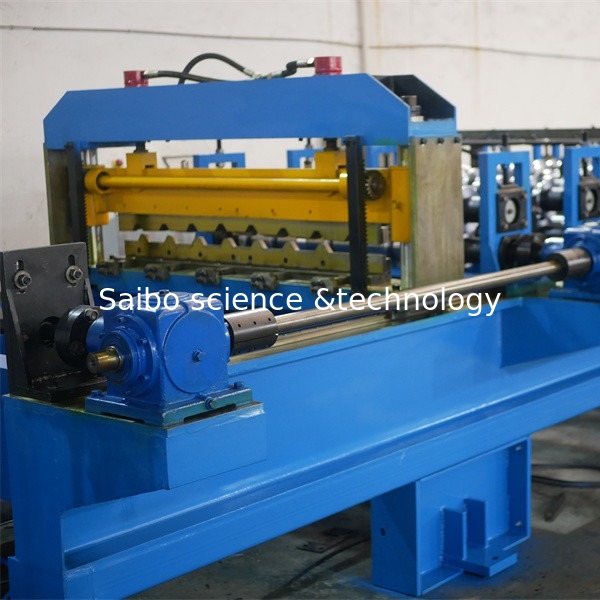 High Speed Roofing Roll Forming Machine Gear Box Drive With 20T Hydraulic Decoiler
